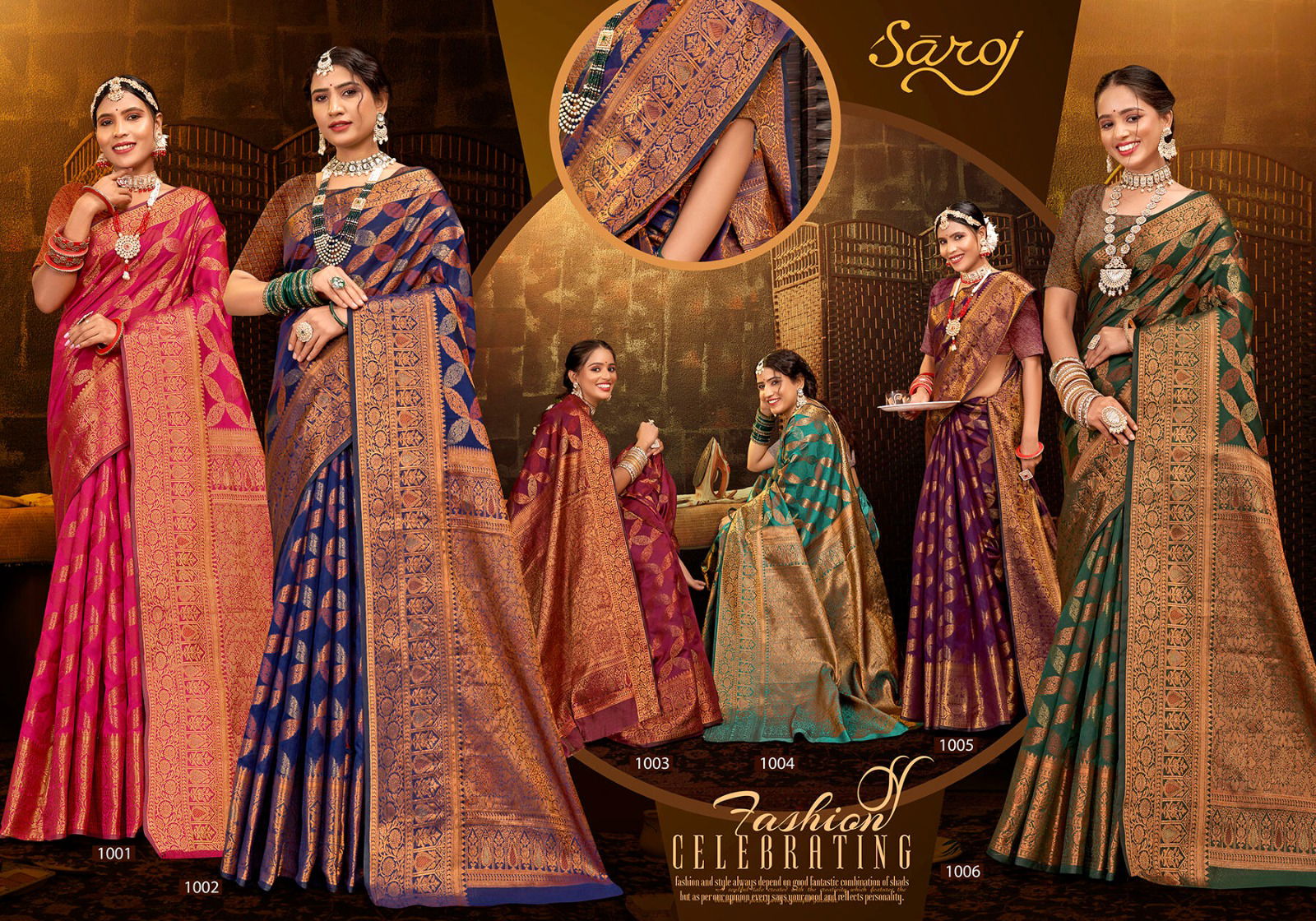 Mrignayni Vol 1 By Saroj Wedding Wear Silk Sarees Wholesale Market In Surat